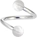 Spiral Twister - Arctic Blast BEACH BALL Belly Button Ring