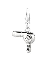 Sterling silver and Enamel BLOW DRYER (Charm)