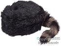 Child's Daniel Boone Costume Hat with Tail