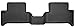 Husky Liners 19101 Weatherbeater Series Black 2nd Seat Floor Liner