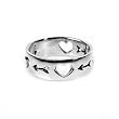 Sterling Silver Ring - Valentine - Size: 6-9