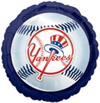 New York Yankees Baseball Foil Balloon