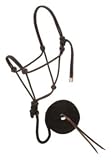 Weaver Braided Rope Training Halter w/Lead Brn/Bk
