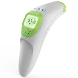 Clinical Forehead Thermometer FDA Approved NEW 2016 release Instant Read Sensor for Digital Fever Measurement Temporal Professional No Touch Readings Baby Adult & Children Best Infrared Scanner