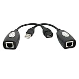 USB over Cat5/5e/6 Extension Cable RJ45 Adapter Set