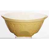 Kitchen Craft Traditional Stoneware Round Mixing Bowl, 6 Litres
