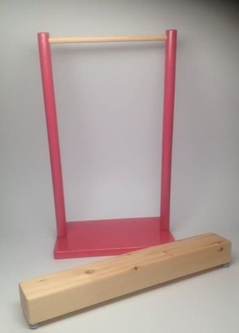 Complete Piece Gymnastics Set Uneven Bars Balance Beam Fits