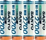 Produkt-Bild: Sanyo Mignon AA 2700mAh NiMH Akku 4er Set