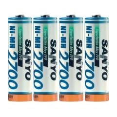 Sanyo Mignon AA 2700mAh NiMH Akku 4er Set