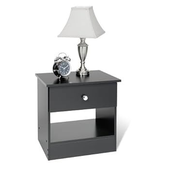 Prepac Black Night Stand