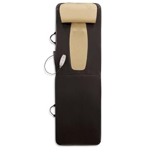 Homedics RMM-300H Therapist Select Masseur-In-A-Box Portable Massage Mat, Black