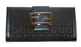 Fendi - Fendi Black Canvas Womens Tube Wallet FE8M0032JQ5F0QA1