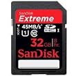 SanDisk 32GB Extreme SDHC Memory Card (SDSDRX3-032G-A21) - 45MB/s