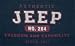 Jeep Logo Hooded Sweatshirt Navy Large