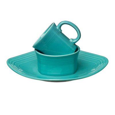 3 Piece Place Setting Color: Turquoise