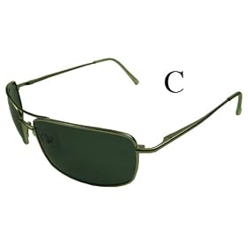 PGA Tour Polarized Wire Frame Golf Sunglasses by Lantis Eyewear