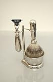 Michelangelo Silver Shave Set