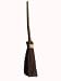 WITCHES BROOMSTICK - HALLOWEEN - REAL BRISTLES - COSTUME ACCESSORY PROP - NEW