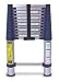 Industrial Grade 2KFG1 Telescoping Ladder, 12 1/2 Ft, Aluminum
