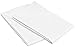 Scala Hotel Collection - 2PC White Solid Pillow Cases Queen Size ( 20 x 30 Inches, White) 100% Cotton Sateen for Maximum Softness and Easy Care, Elegant Double-Stitched Tailoring