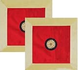 Oriental Silk Cushion Cover (RED)