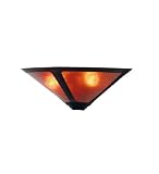 17W Van Erp Amber Mica Wall Sconce Wall Sconces