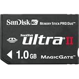 SanDisk 1 GB Ultra II MemoryStick Pro Duo Mobile SDMSPDU-1024-A10M (Retail Package)