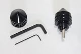 Honda Motorcycle Spike - Black - Bar Ends CBR 600 900 929 954 1000 RR 1000XX F1 F2 F3 F4 F4i, CB 599 919, VFR 800, VTR 1000, RVT 1000 RC51, Goldwing GL 1800 Barends