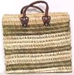 Moroccan Straw Summer Beach / Shopper / Tote Bag