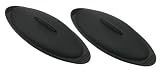 Orka 12-Ounce Black Silicone Steamers, Set of 2