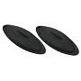Orka 12-Ounce Black Silicone Steamers, Set of 2