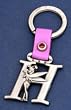 Tinker Bell Letter H Pewter Key Chain