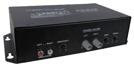 New Stellar Labs Compact 40w Stereo Amplifier With Auto On/Off Rca Unbalanced Line Level Inputs New Stellar Labs Compact 40w Stereo Amplifier With Auto On/Off Rca Unbalanced Line Level Inputs