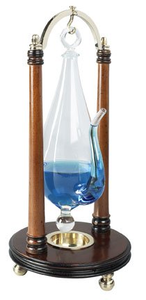 Tabletop Weather Glass, Bracket, French Finish 13