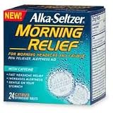 Alka-Seltzer Morning Relief Pain Reliever Effervescent Tablets - 24 Ea/ pack, 2 pack
