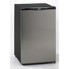 Avanti RM4489SS 4.4 cu. ft. Compact Refrigerator with Beverage Can Dispenser, Slide out... by Avanti