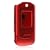 Red Rubber Feel Snap-On Cover Case Cell Phone Protector for Motorola RAZR VE20