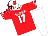 NC State Wolfpack Youth NCAA Team Helmet and Uniform Set by Franklin Sports (Small)
