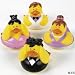12 Ballet Dancer Rubber Ducky Party Favors