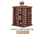 Wine Cellar Innovations Designer Series Collection Natural Red Oak Tasting Table 108-bottle