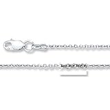 14K White Gold Forsantina Chain (1.5mm) – 20 Inch
