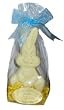 Belgian Chocolate BIG TOOTH Easter Bunny - White