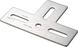 ＴＲＵＳＣＯ　ジョイント金具４３型フラット　ステンレス　寸法１３０Ｘ９３　穴数４　2831279　TK43FT3S