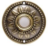 Lamson Home Products #DH1651L LGTD WHT/ANT ChimButton