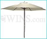 9' Outdoor Patio Market Umbrella - Natural
