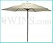 9' Outdoor Patio Market Umbrella - Natural