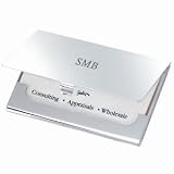 Silverplate Business Card Case by Montefiore