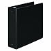 Wilson Jones 368 Line Basic Round Ring Binder, 3" Capacity, 8.5" x 11" Sheet Size, Black (W368-49NB)