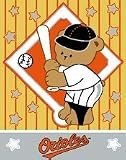 Baltimore Orioles 36 x 48 inch Woven Baby Throw Blanket