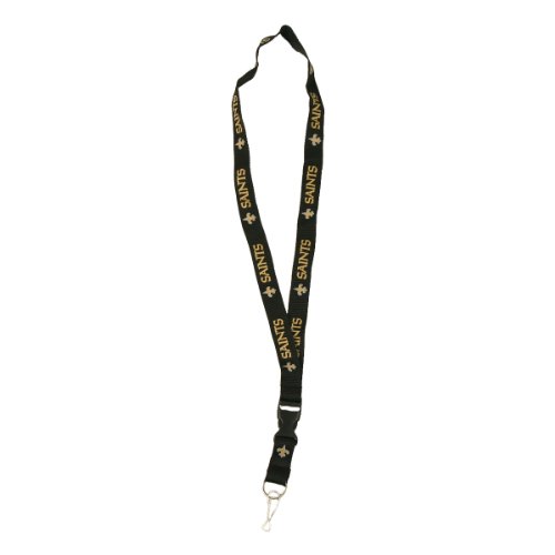 New Orleans Saints Lanyard / Removable Keychain Set